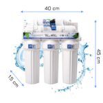 Umkehrosmoseanlage 7 Stufen RO7-BIO Wasserfilter Mit Doppelt Hahn und 3 Jahre +Membran Ersatz