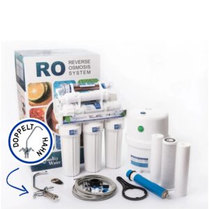 Umkehrosmoseanlage 7 Stufen RO7-BIO Wasserfilter Mit Doppelt Hahn